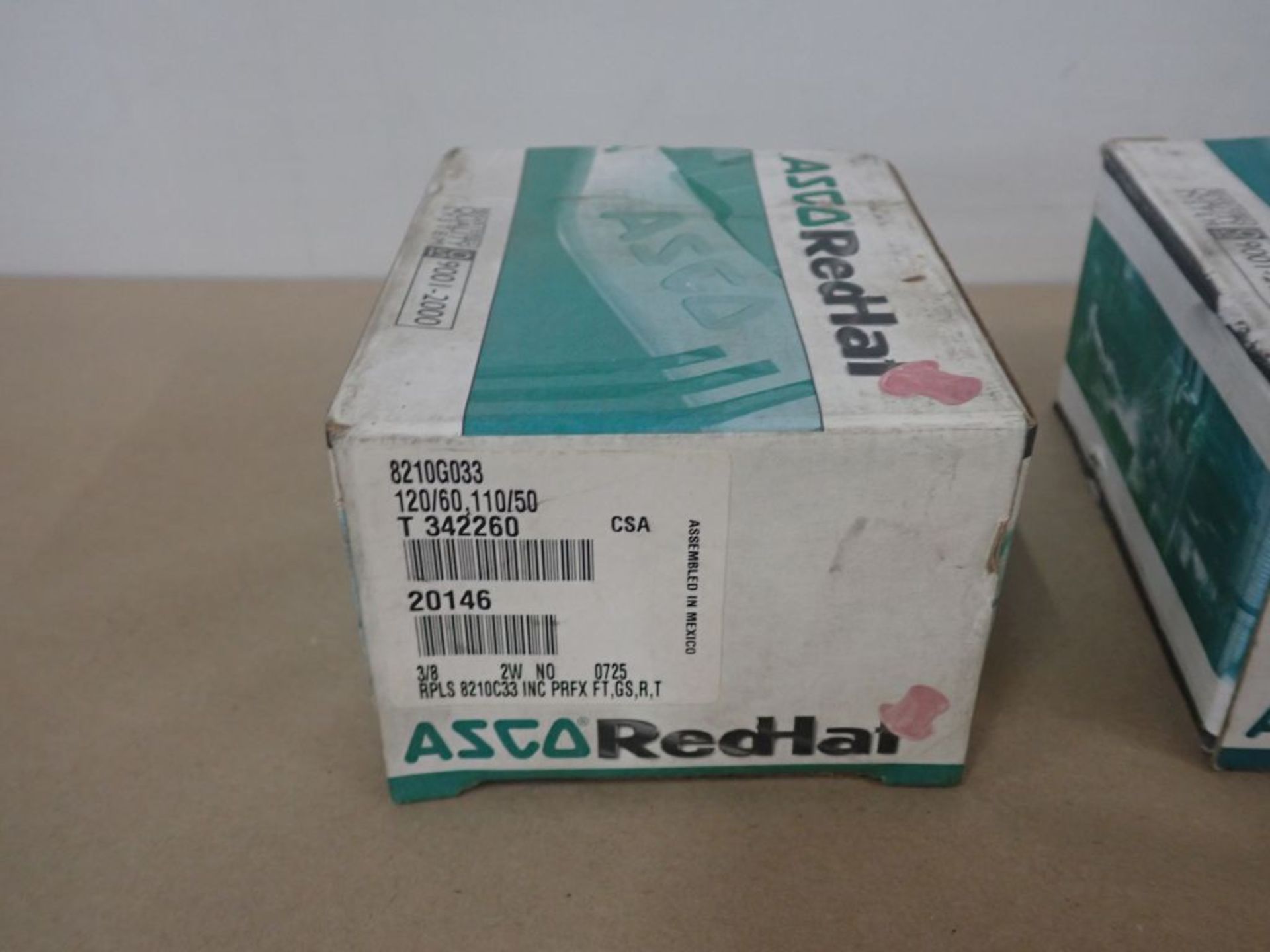 Lot of (3) ASCO Valves - (2) Part No. EF8210G033, 150 PSI; (1) Part No. 8210G093, 150 PSI; New - Image 5 of 16