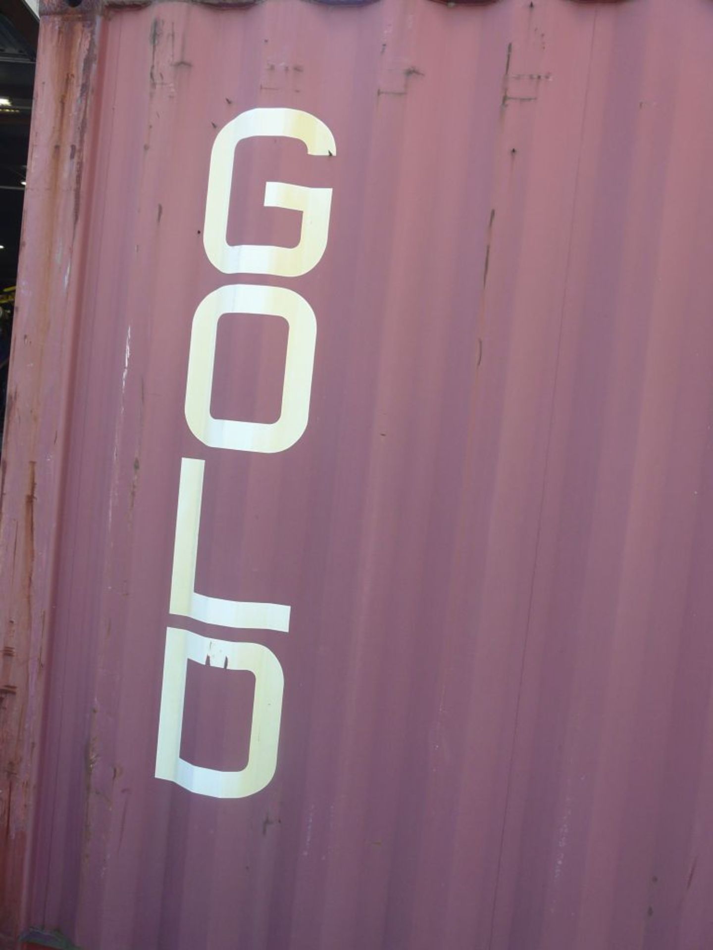 Gold Container Corp. 40' Shipping Container|ID No. G1DU090543-2; Mfg. 5/1998; Tag: 225956; Lot - Image 4 of 6
