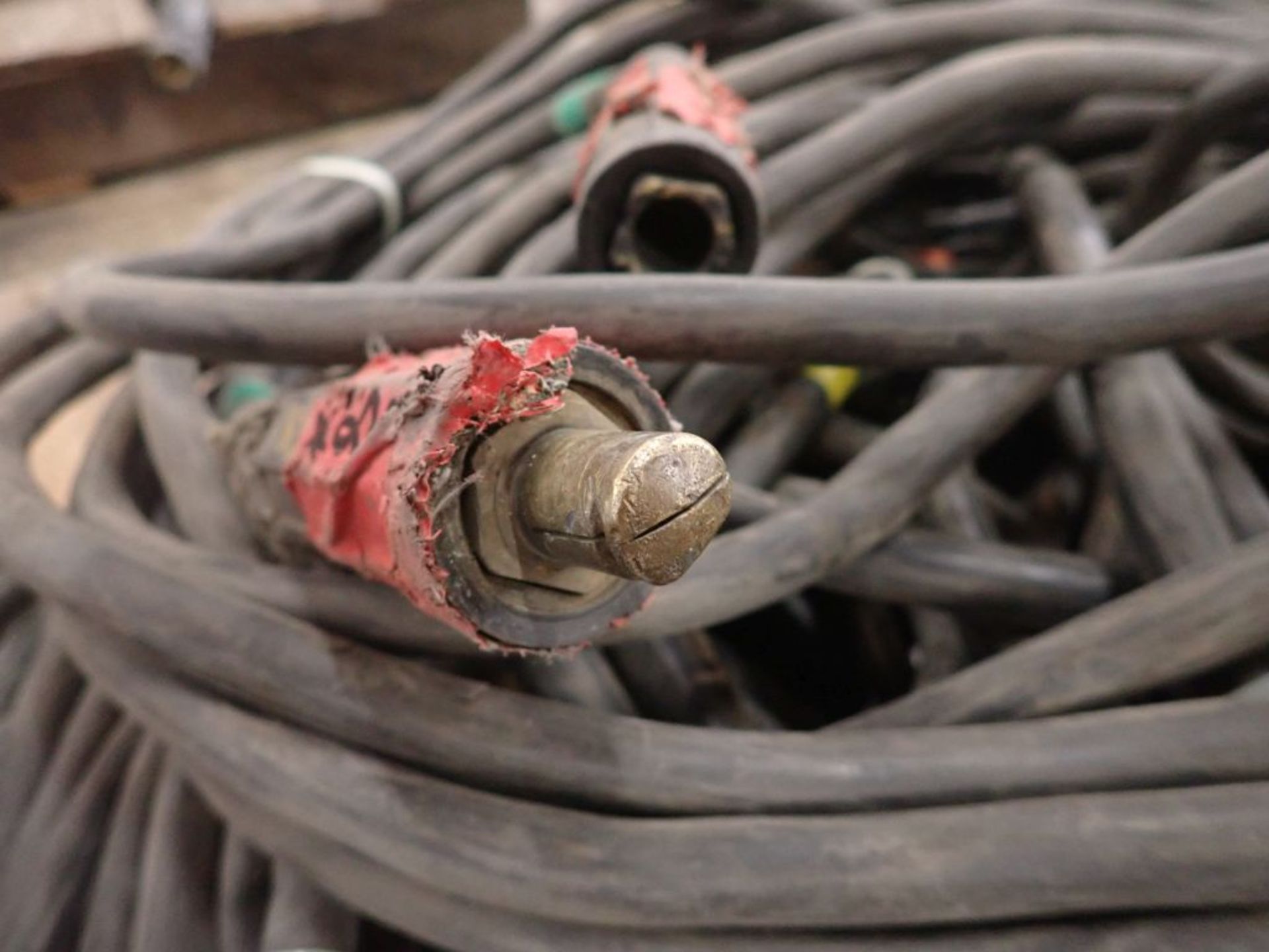 Lot of Assorted Welding Leads w/Connectors|270 lbs Including Pallet; Tag: 225282 - Image 6 of 13