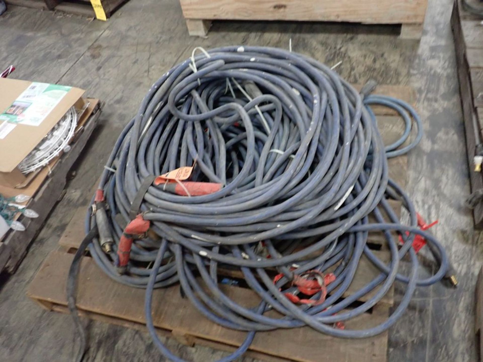 Lot of Assorted Welding Leads|361 lbs Including Pallets; Tag: 225287