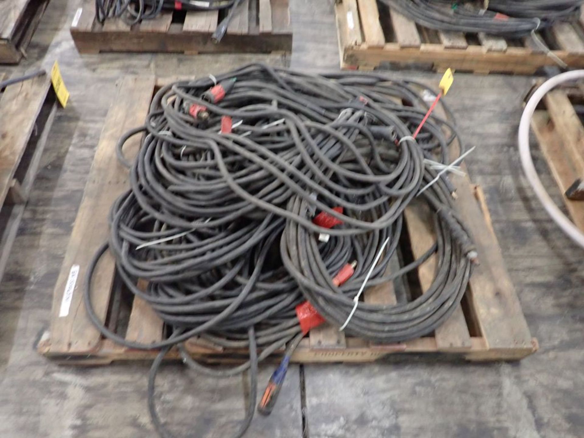 Lot of Assorted Welding Leads w/Connectors|270 lbs Including Pallet; Tag: 225282 - Image 3 of 13