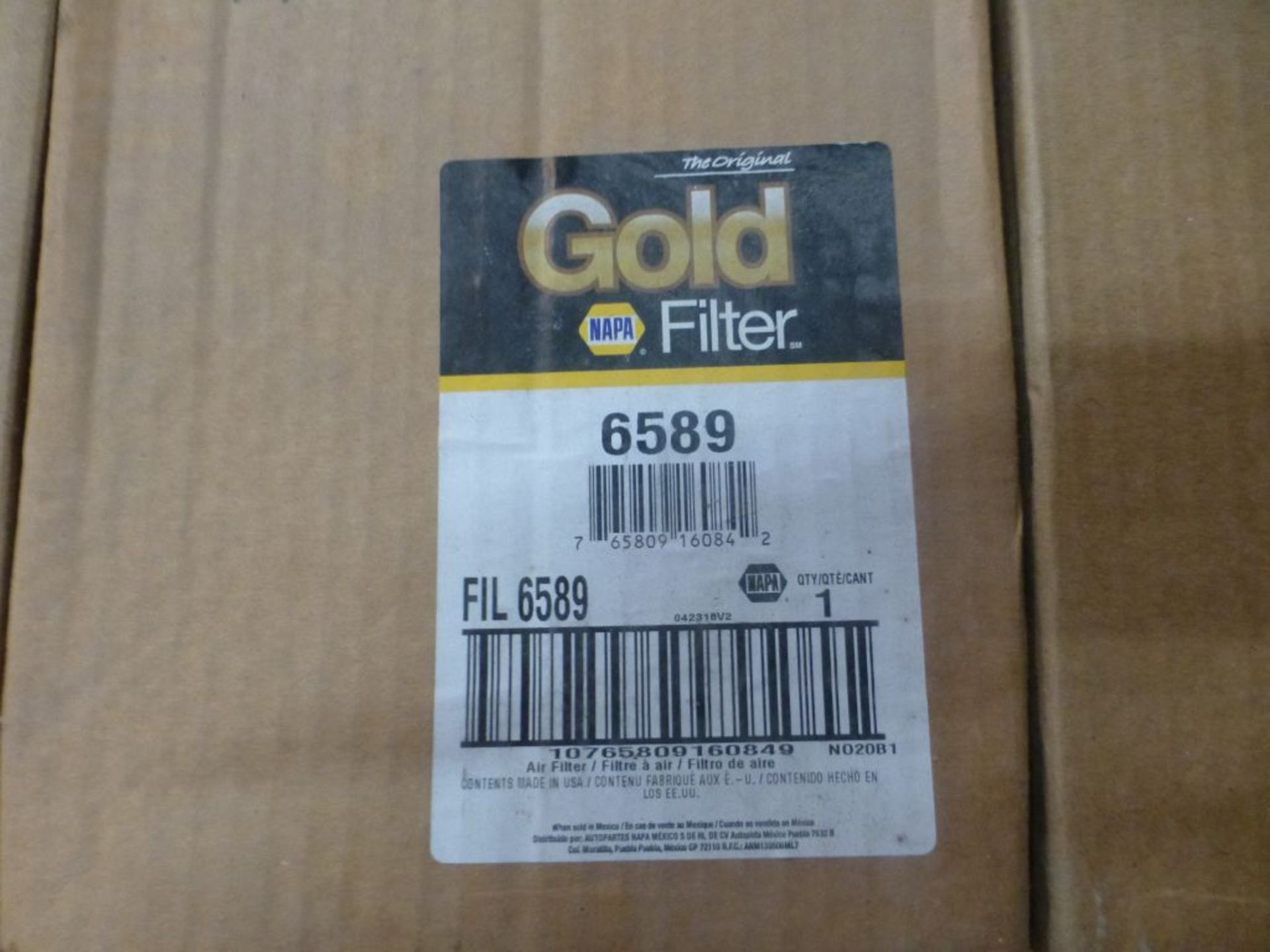 Lot of (7) Assorted Air Filters|(4) NAPA Gold Air Filters Part No. 6589; (1) NAPA Gold Air Filter - Image 6 of 12