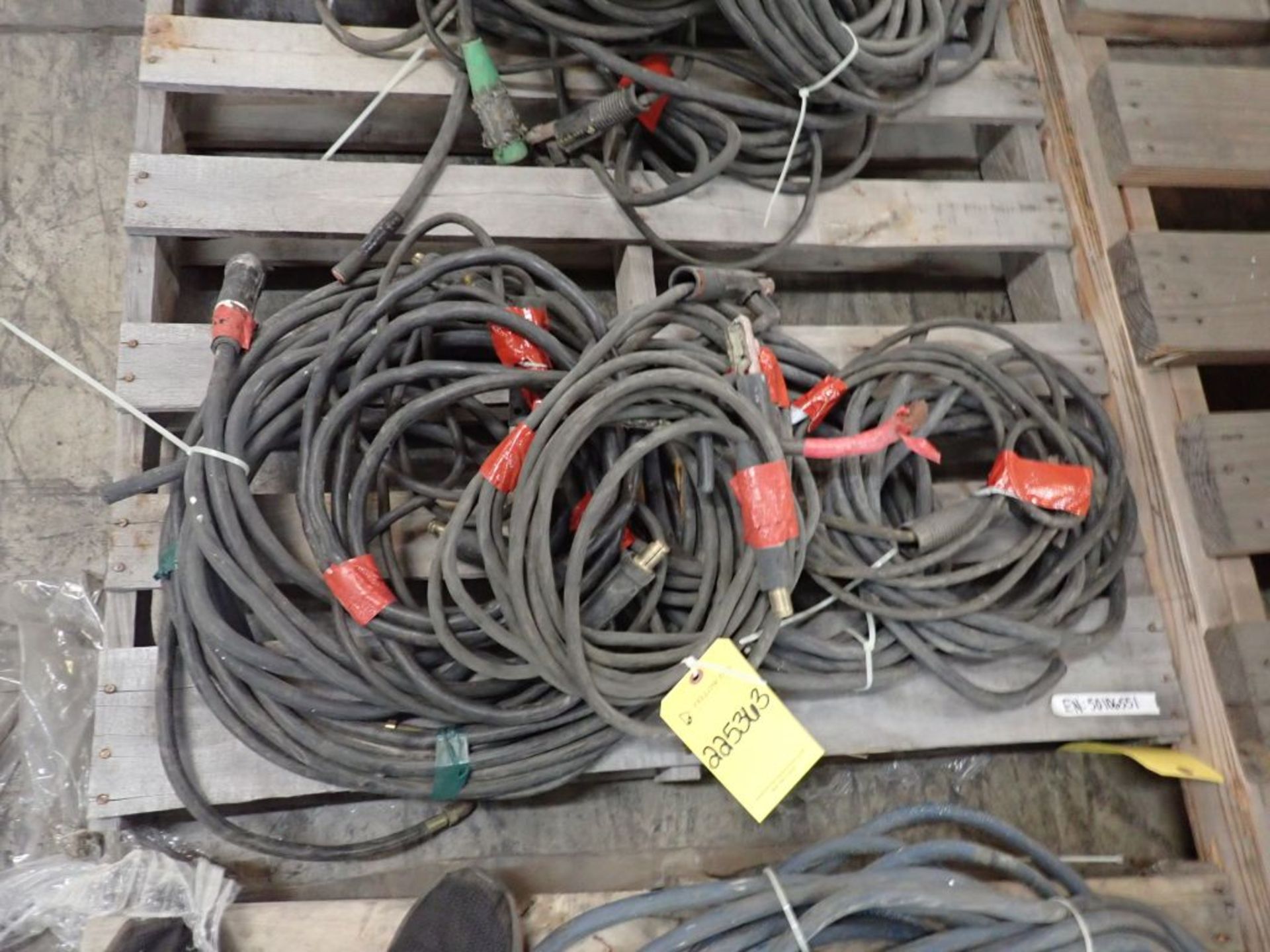 Lot of Assorted Welding Leads|80 lbs; Tag: 225363
