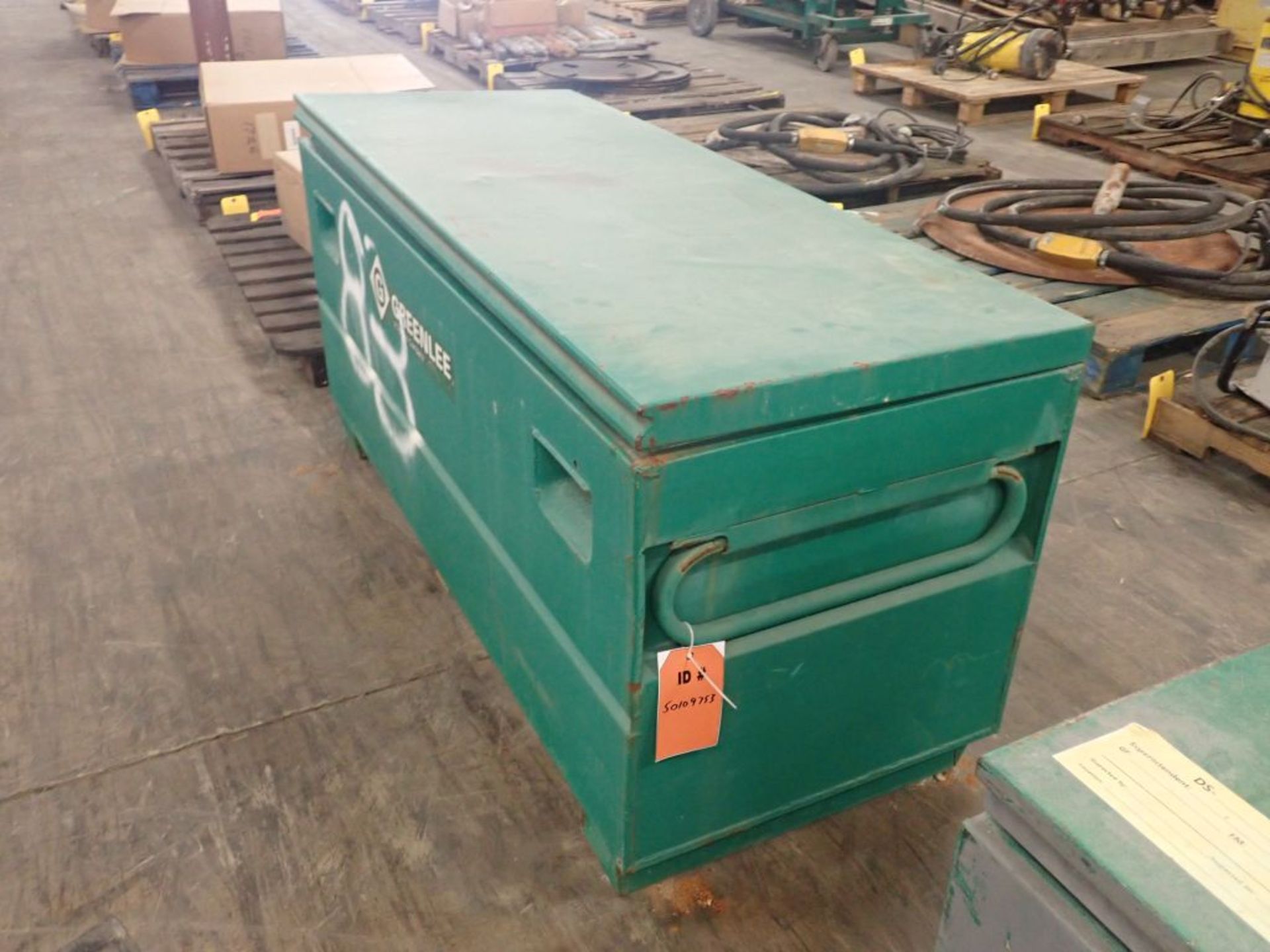 Greenlee Storage Box|Part No. 2460; 24"H x 60"W x 24"D; 20 Cubic ft; Tag: 225797 - Image 3 of 6