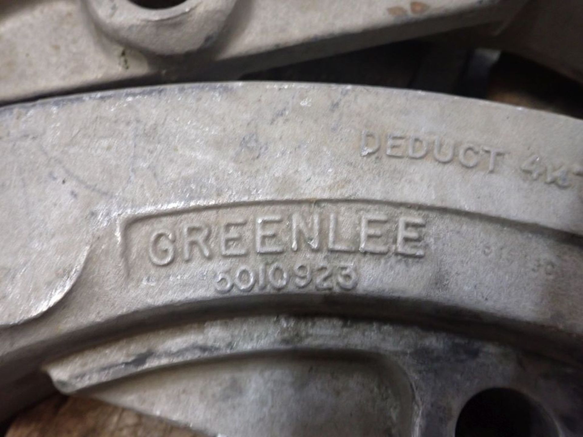 Lot of (4) Greenlee Components|(2) Cam Tracks Part No. 5031882.9, Size: 3-1/2"; (1) Deduct Bender - Image 9 of 15