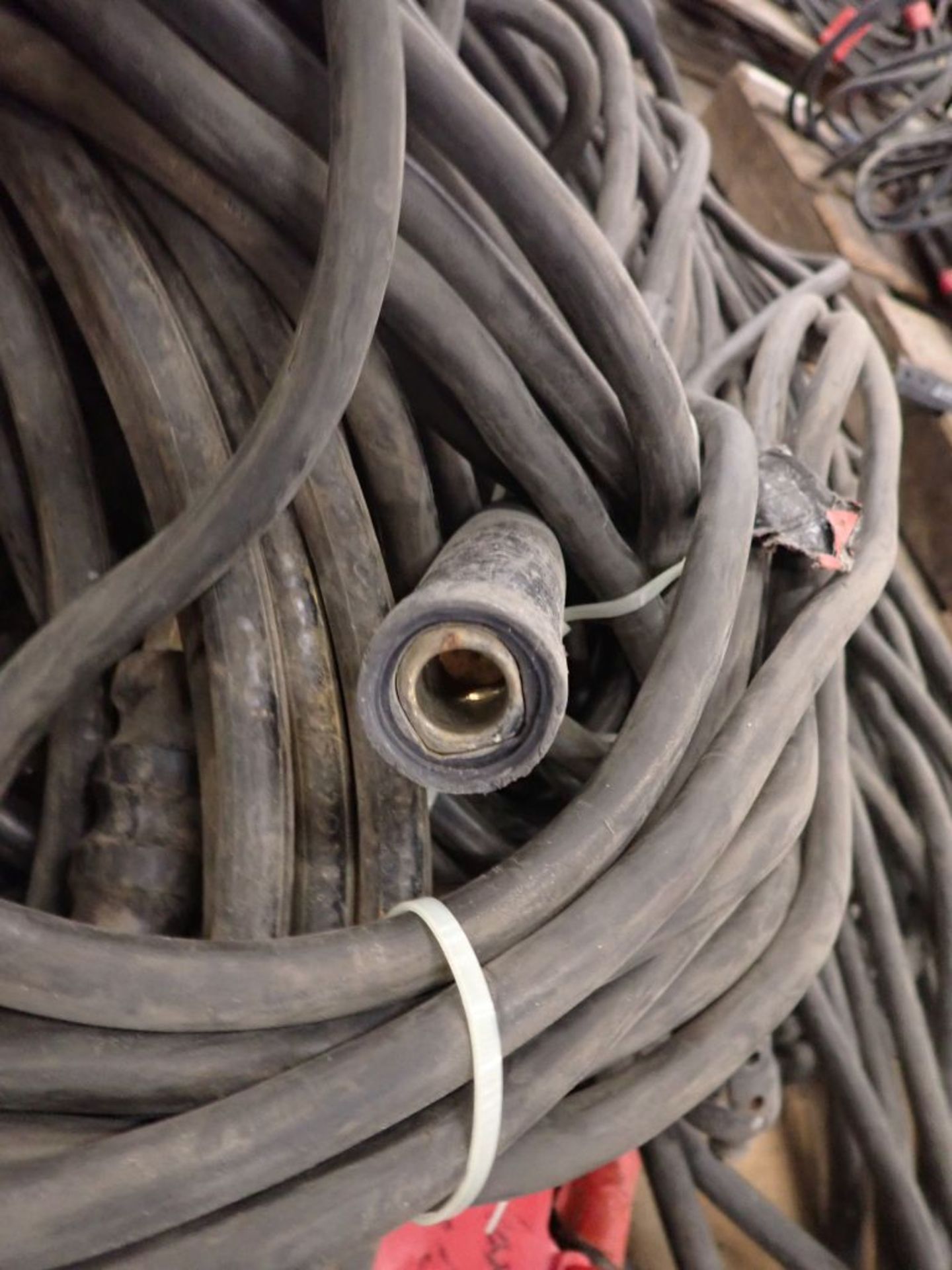 Lot of Assorted Welding Leads w/Connectors|270 lbs Including Pallet; Tag: 225282 - Image 4 of 13