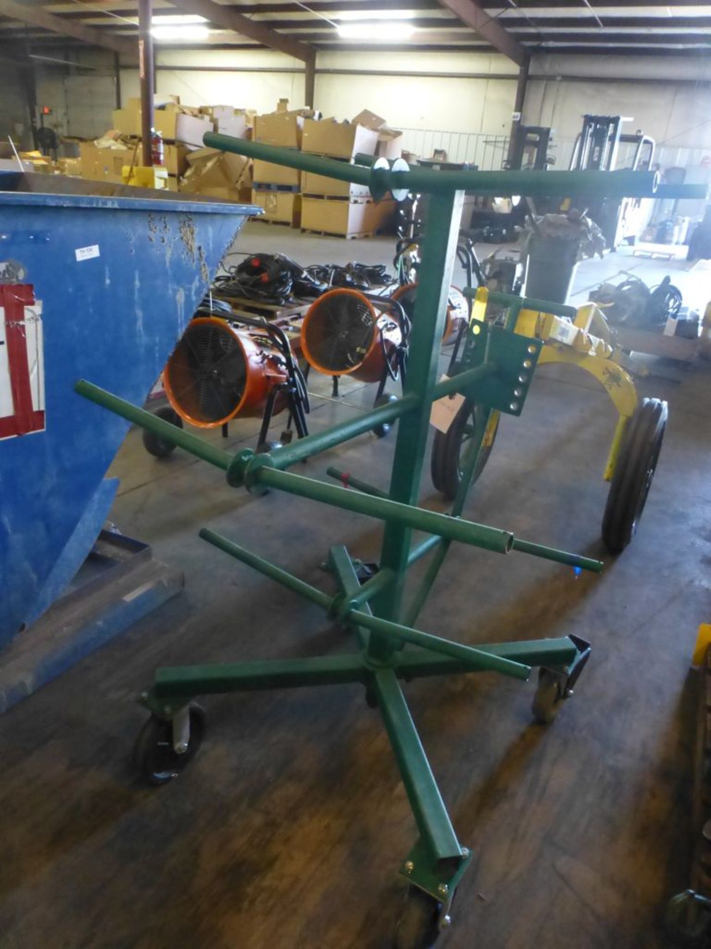 Greenlee Wire Dispenser Cart|Part No. 910; 1250 lb Total Weight; Holds (10) 18" Diameter Spools; - Image 4 of 6
