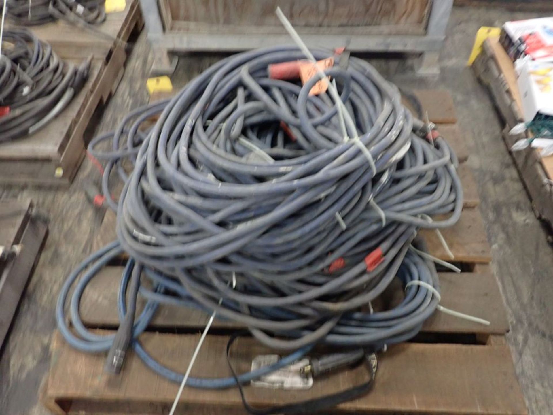 Lot of Assorted Welding Leads|361 lbs Including Pallets; Tag: 225287 - Image 3 of 7