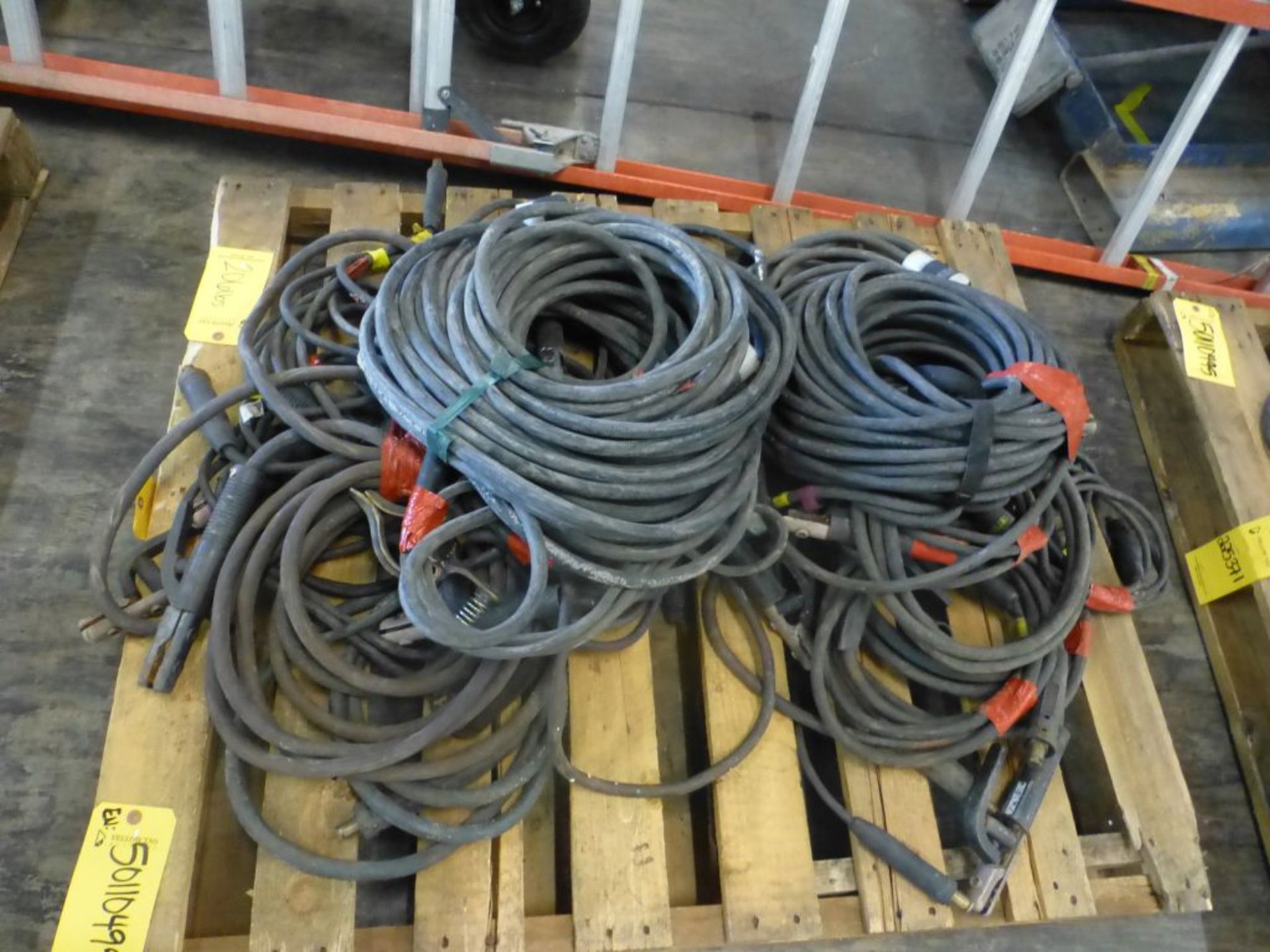 Lot of Assorted Welding Leads w/Connectors|206 lbs Including Pallet; Tag: 225372 - Image 2 of 7