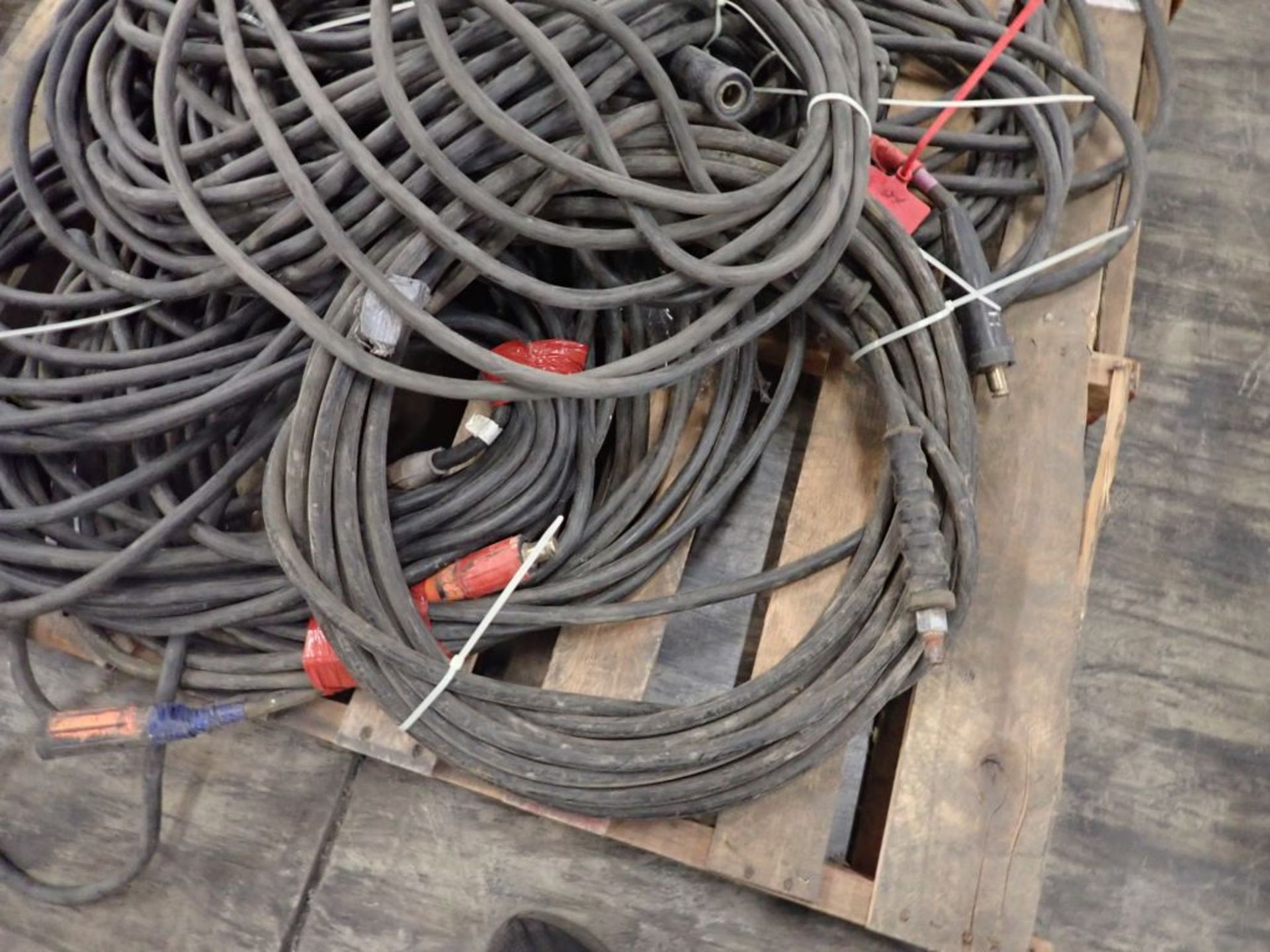 Lot of Assorted Welding Leads w/Connectors|270 lbs Including Pallet; Tag: 225282 - Image 11 of 13