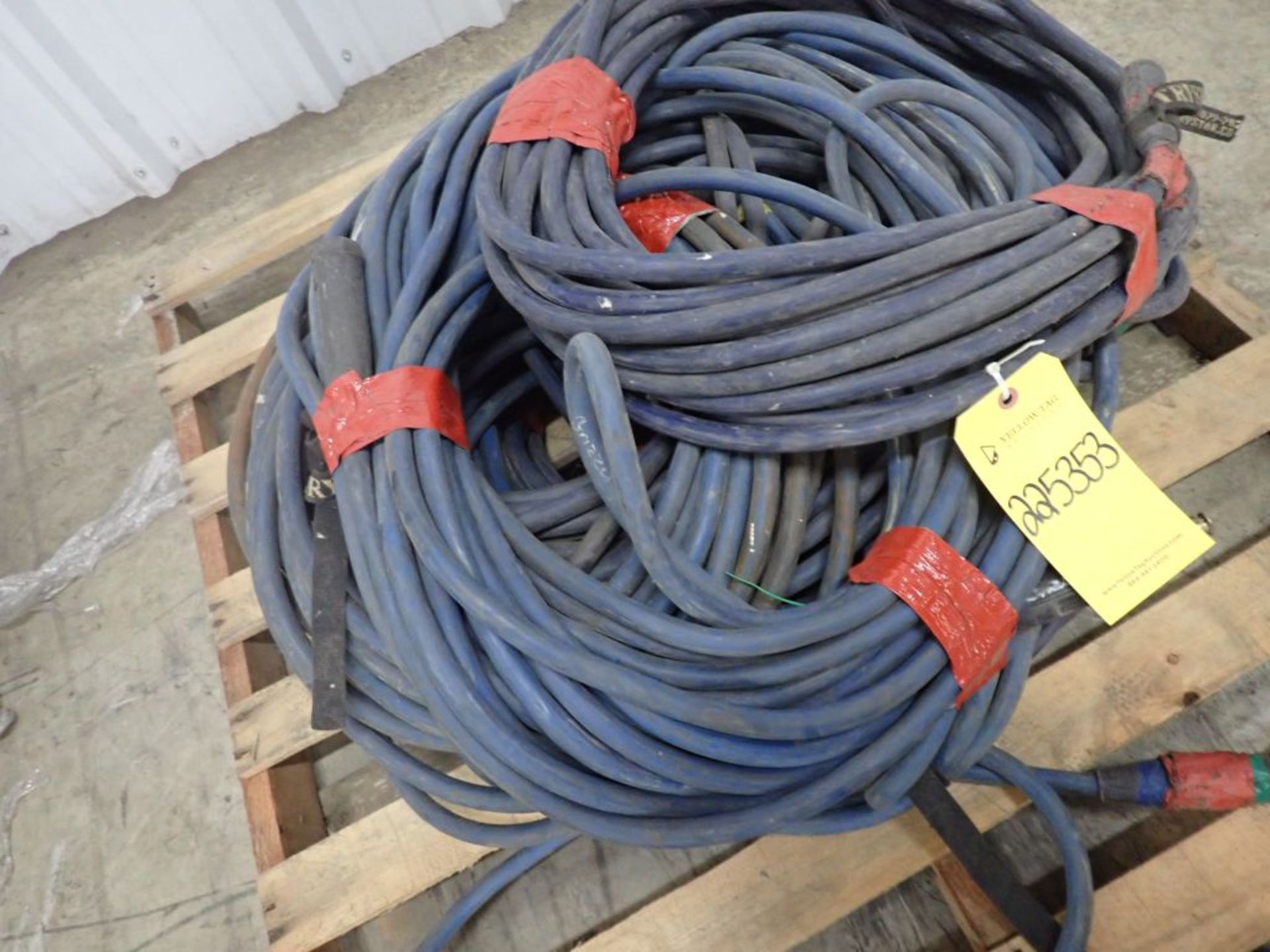 Lot of Assorted Welding Leads|349 lbs Including Pallets; Tag: 225353