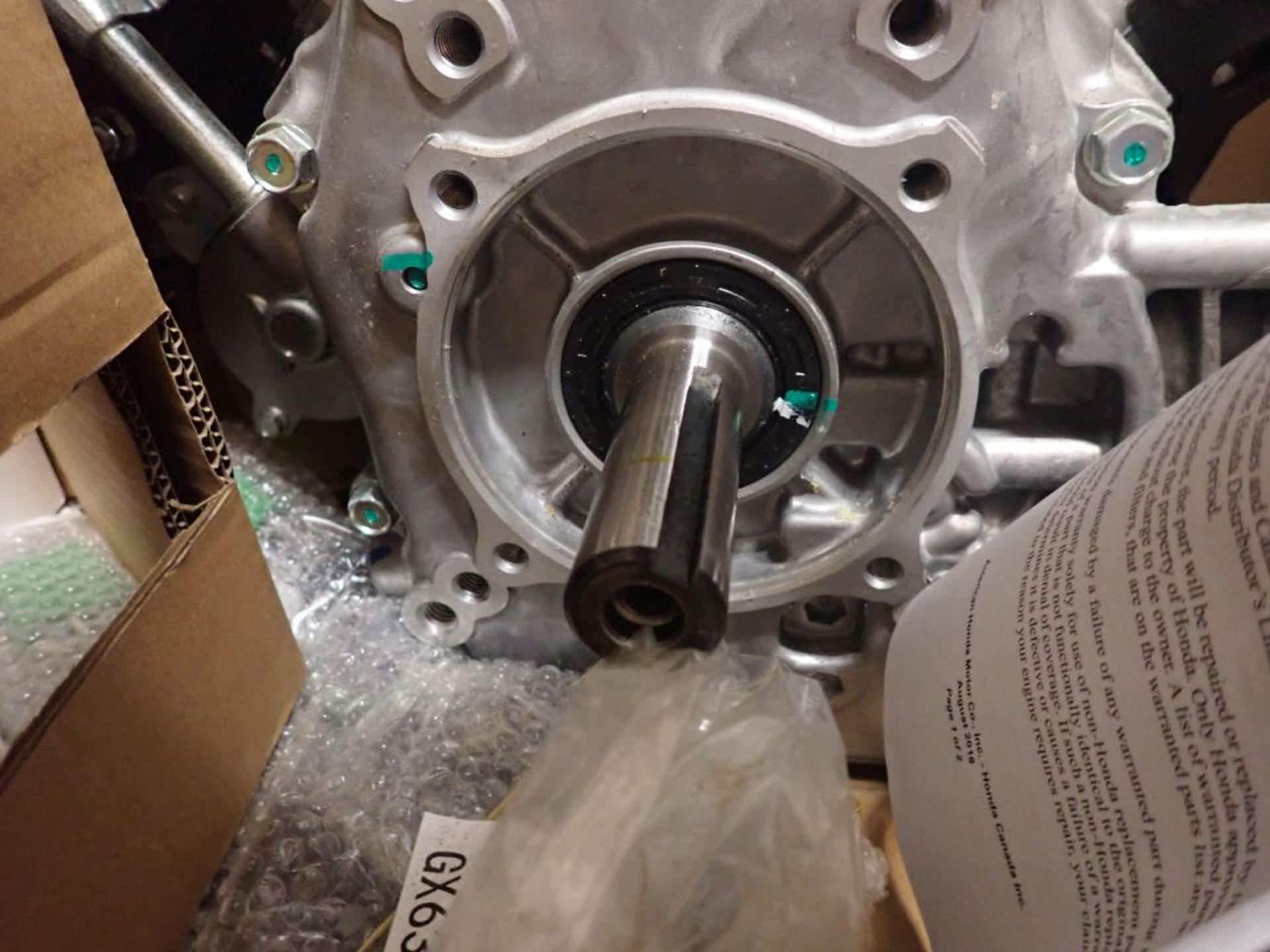 Honda Engine|Part No. 20GX6300QZ 82; Tag: 225767 - Image 6 of 12