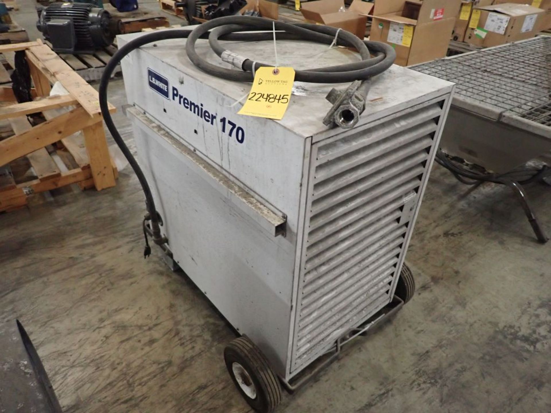 LB White Premier 170|Model No. TS170; 4.5A; 115 VAC; 1PH; Propane Fuel; Tag: 224845