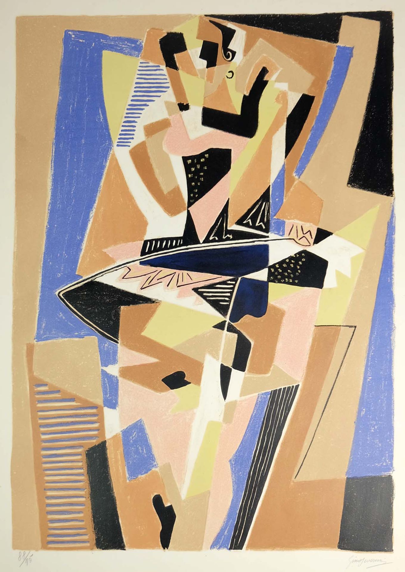 SEVERINI, Gino (*1883 Cortona, Provinz Arezzo †1966 Paris),