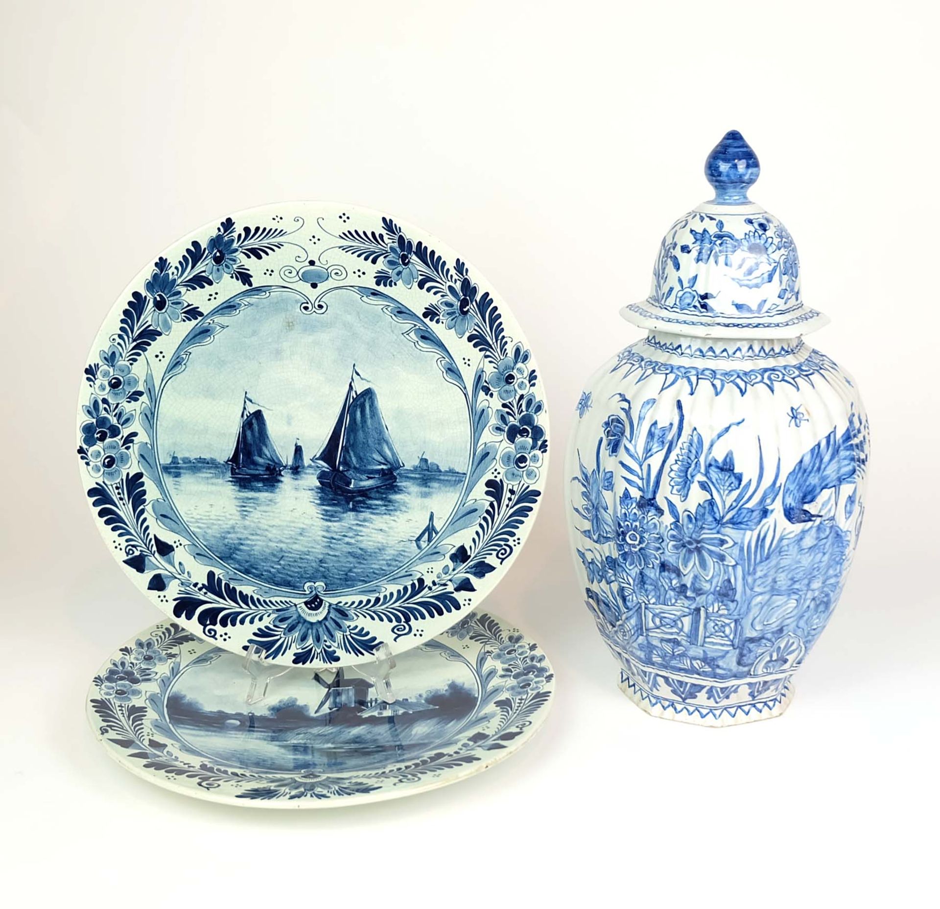 FAYENCEKONVOLUT, versch Manuf, Delft Blauw,