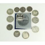 BRD, Gedenkmünzenkonvolut, bestehend aus: