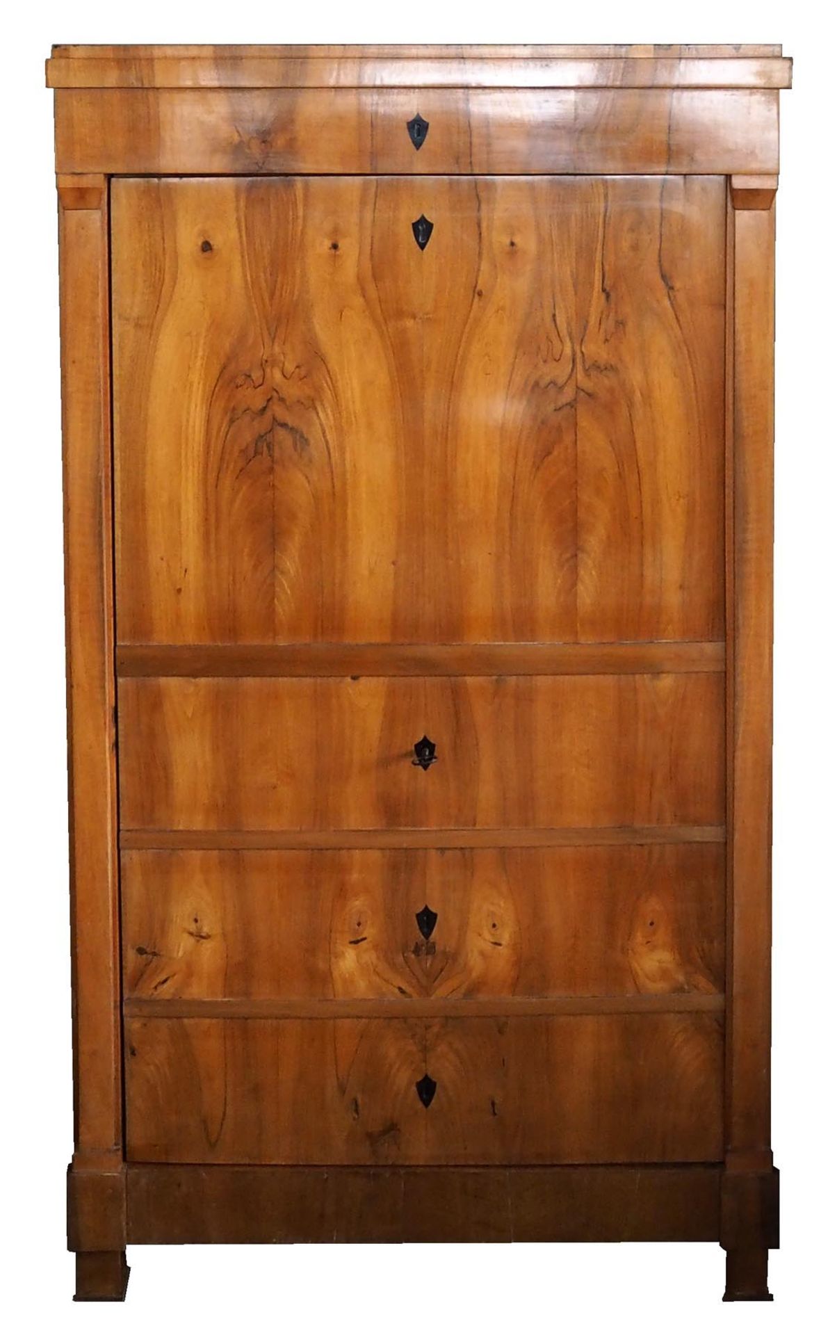 KLEIDERSCHRANK/ BLENDER, späte Biedermeier-Epoche,