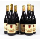 FRANZÖSISCHER ROTWEIN, 6 Flaschen,