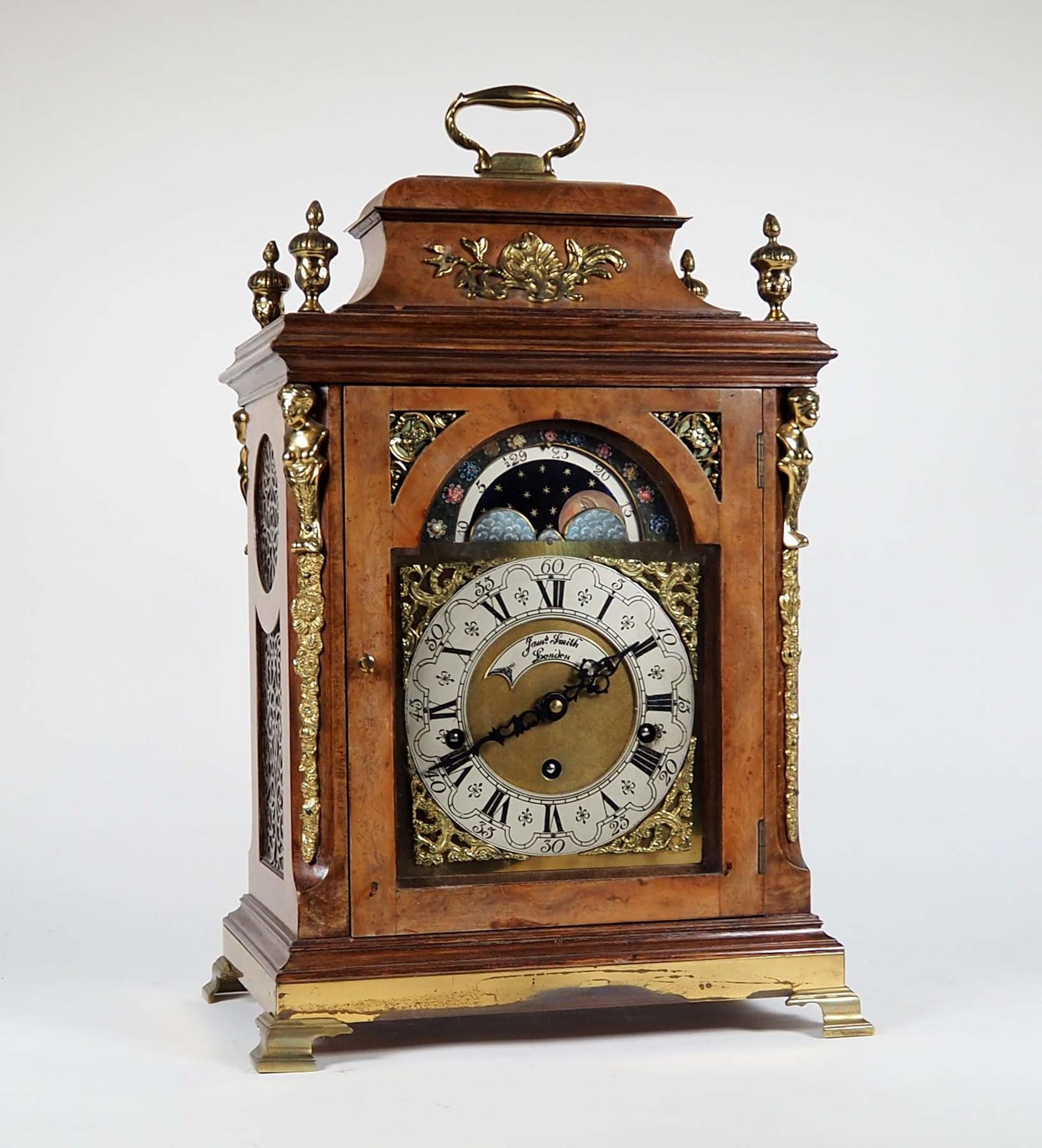 BRACKET CLOCK/ STOCKUHR, England, 20. Jh.,