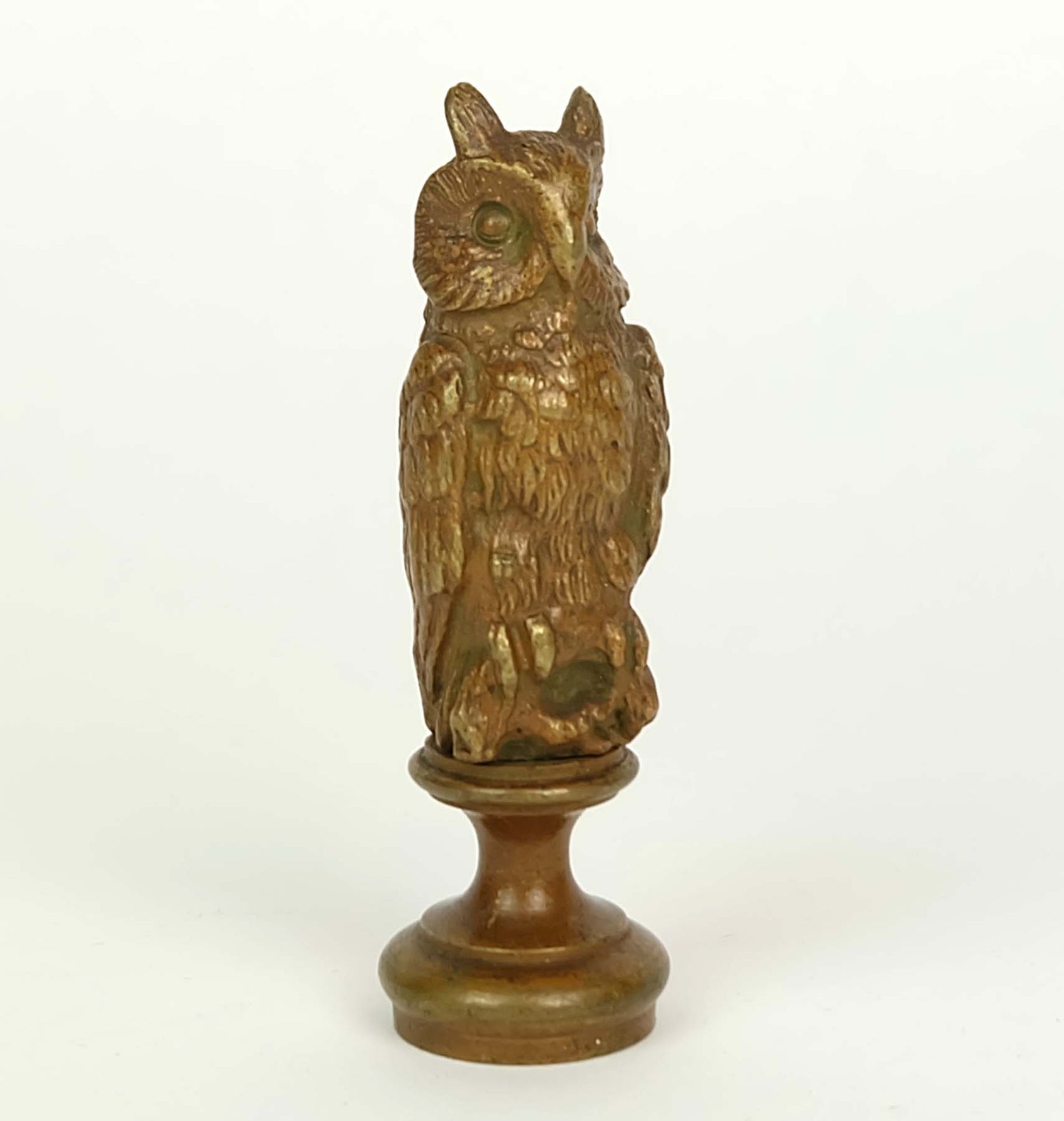 PETSCHAFT, um 1900, Bronze, patiniert,