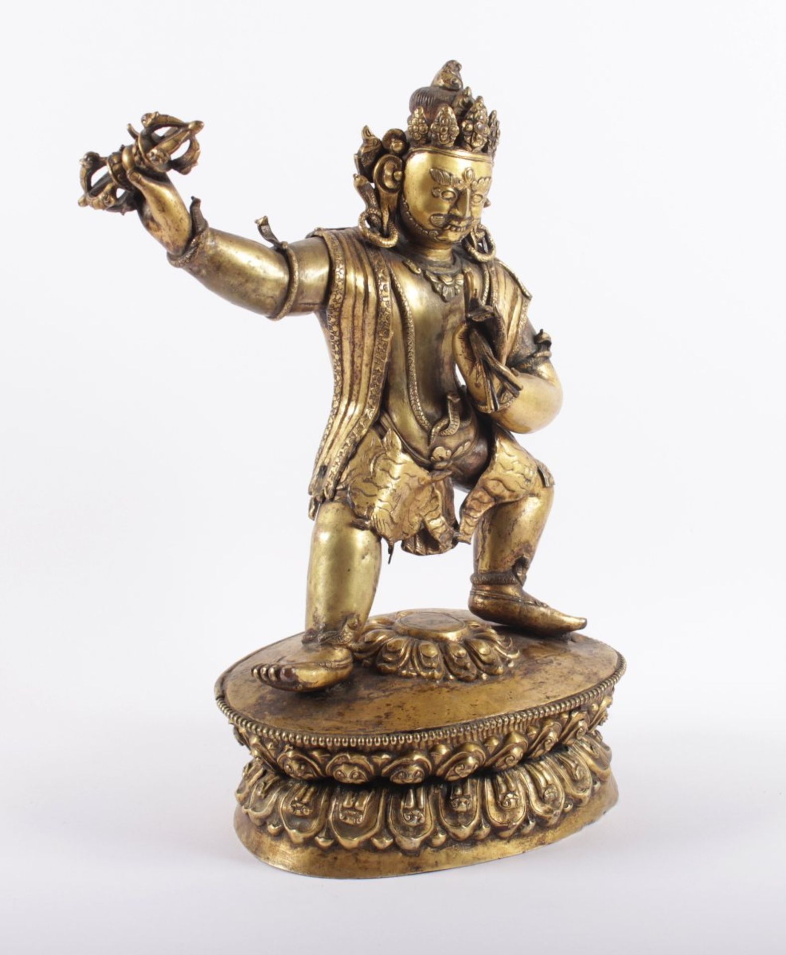 VAJRAPANI, Bronze, feuervergoldet, der - Bild 4 aus 6