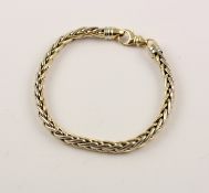 ARMBAND, 585/ooo Gelbgold/Weißgold, L