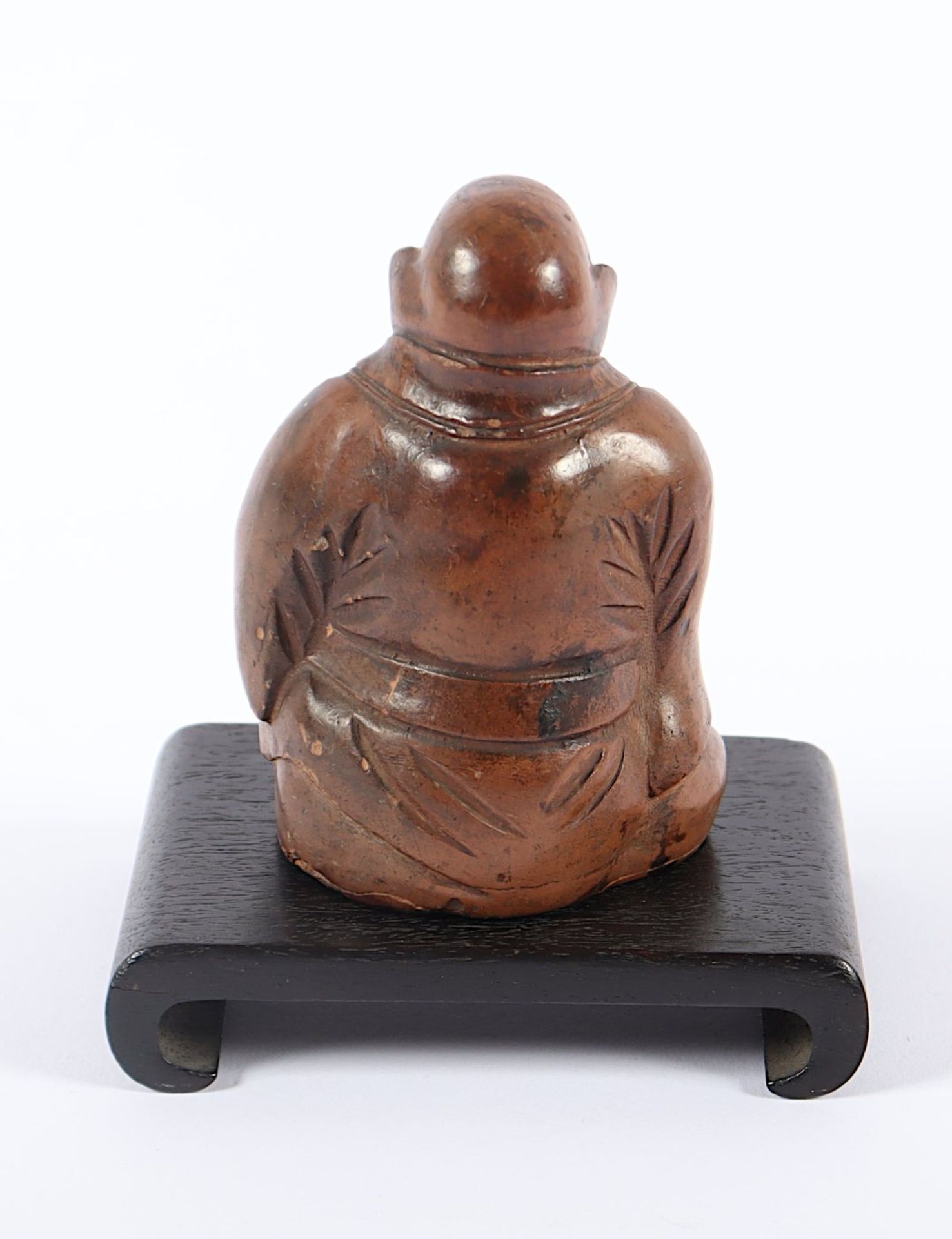BUDAI, Steinzeug, der Glücksgott sitzt - Bild 3 aus 4