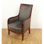 EMPIRE-FAUTEUIL, Mahagoni, H 100,