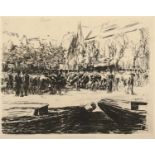 LIEBERMANN, Max, "Rindermarkt in