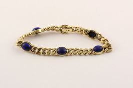 ARMBAND, 585/ooo Gelbgold, besetzt mit