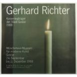 RICHTER, Gerhard, "Kerze", Plakat,