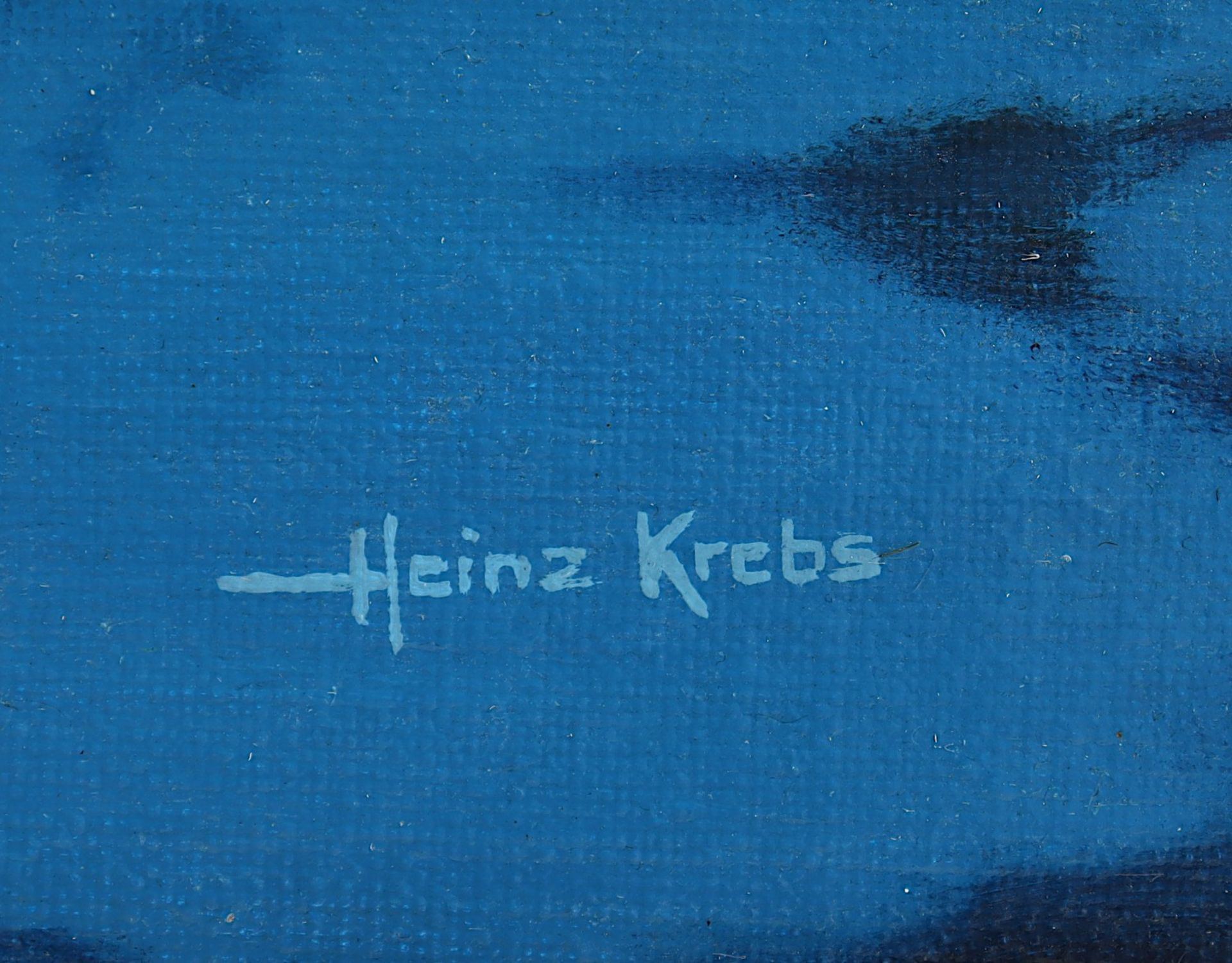 KREBS, Heinz, "Schiffswrack", Öl/Holz, - Bild 3 aus 4