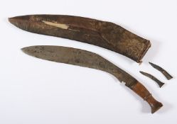 KUKRI, Typische, zur Spitze