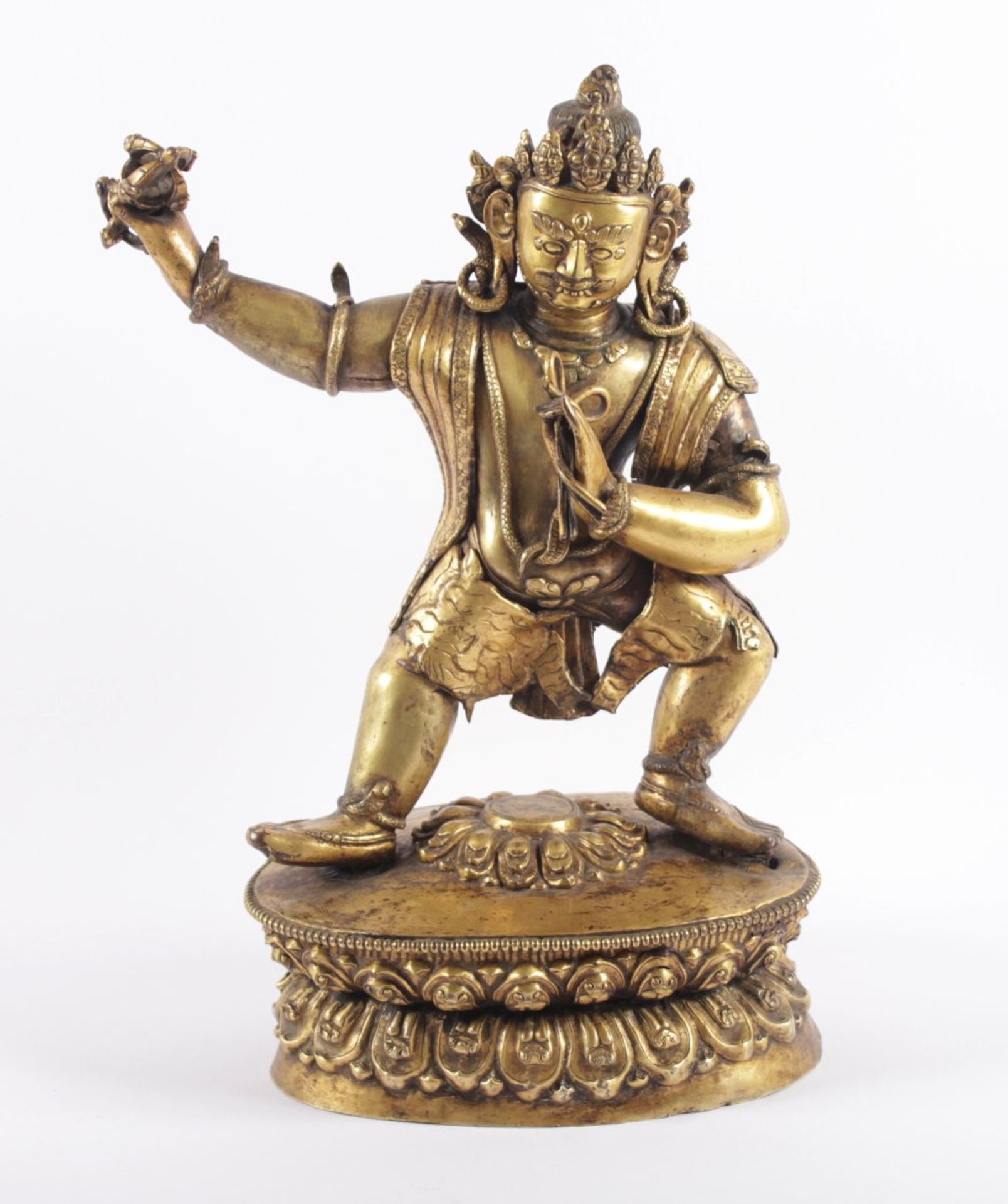 VAJRAPANI, Bronze, feuervergoldet, der