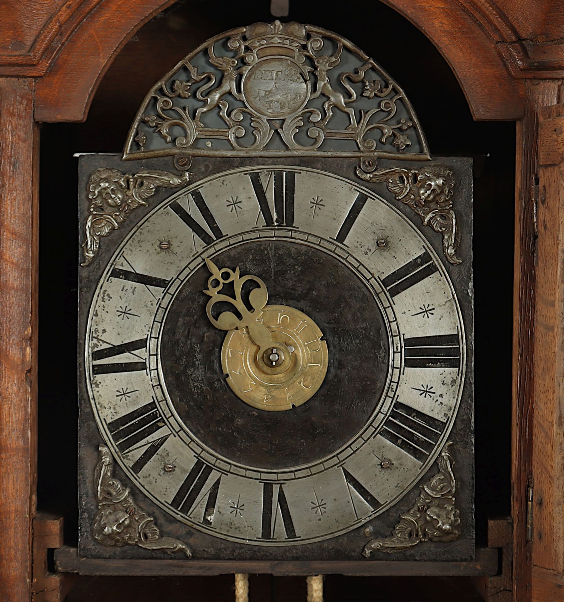 BAROCK-STANDUHR, Eiche, originales - Image 7 of 7