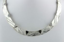 COLLIER, 925/ooo Silber, L 43, 68,9g,