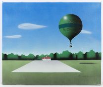 HAVEN, van, "Heißluftballon, Öl/Lwd.,