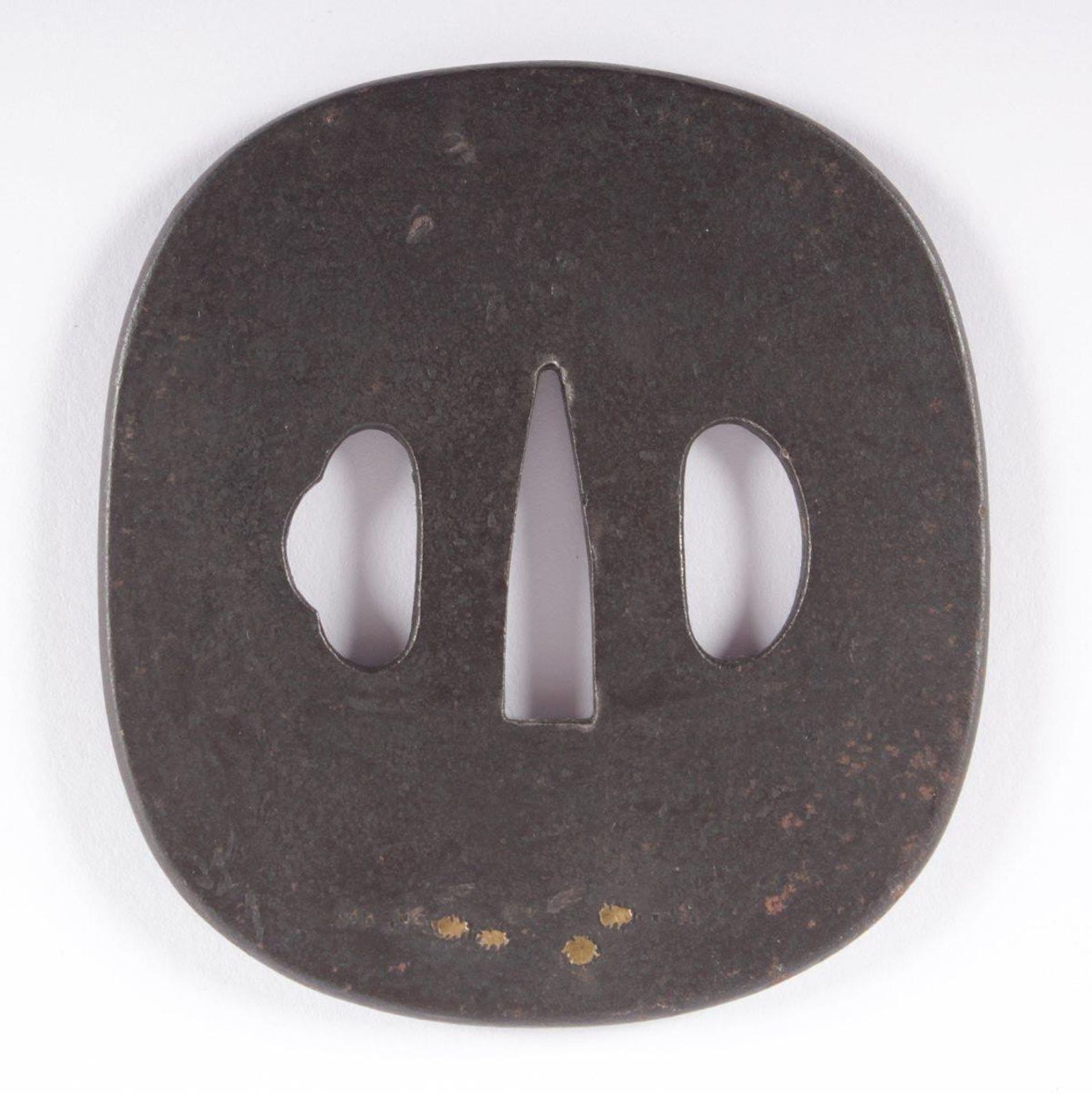 TSUBA, Eisen, abgerundet viereckig, im - Bild 2 aus 2