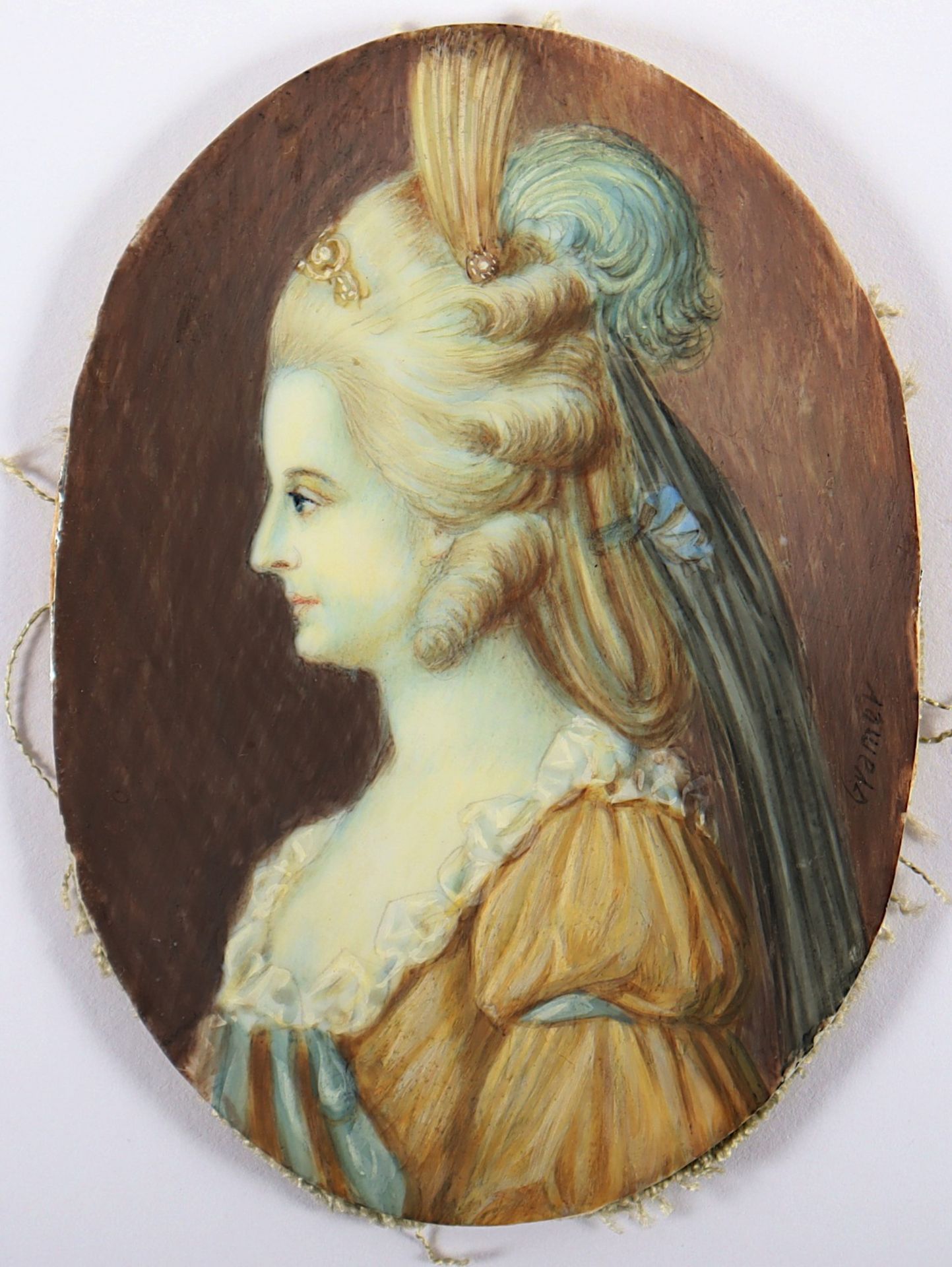 PORTRAIT EINER FRAU, polychrome