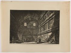 PIRANESI, "Veduta interna dell'antico