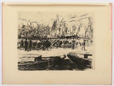 LIEBERMANN, Max, "Rindermarkt in