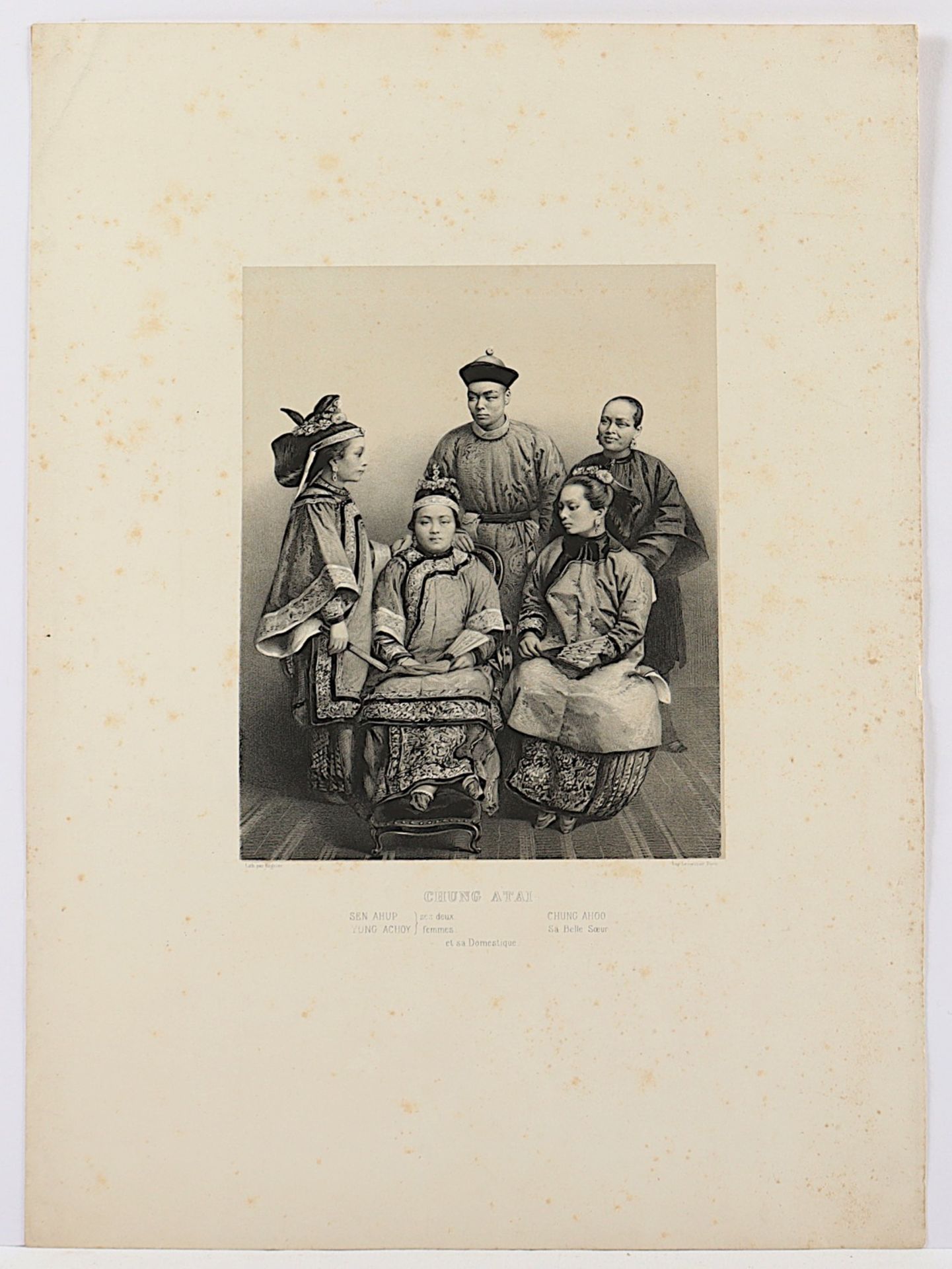 LITHOGRAPHIE, "Chung Atai umgeben von