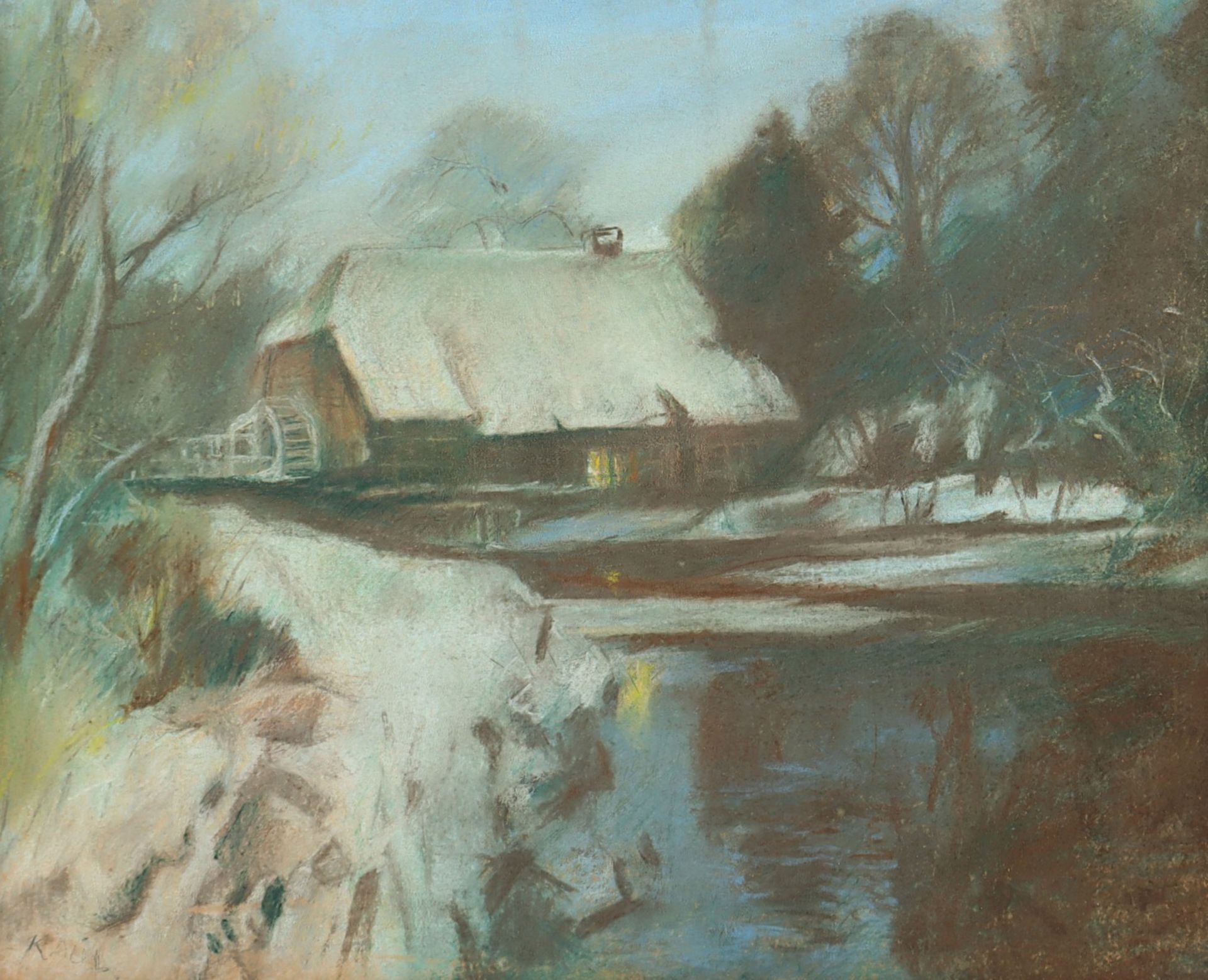 KAUL, August (1873-1949), "Mühle", - Image 2 of 2