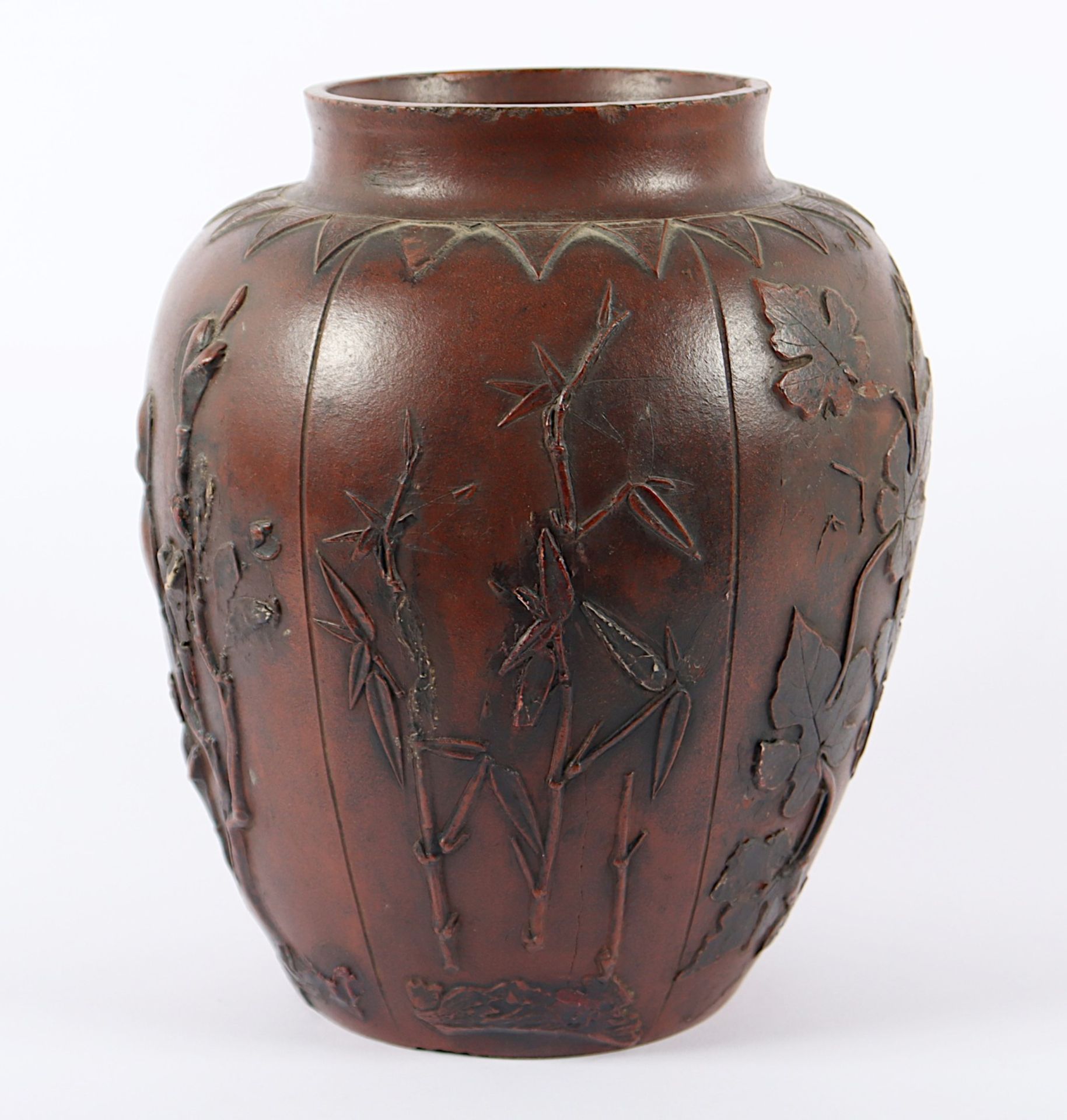 YIXIN-VASE, Steinzeug, im Relief auf - Bild 2 aus 6