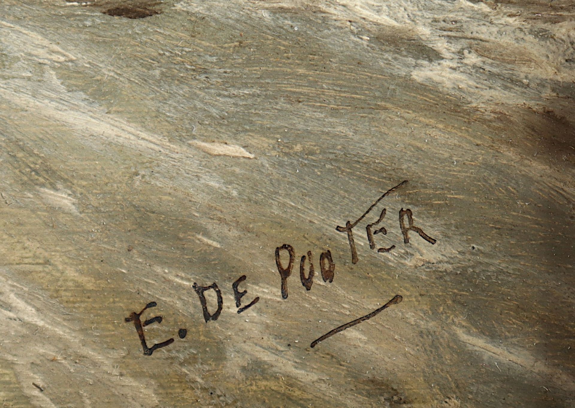 DE POOTER, E. (Maler A.20.Jh.), - Image 2 of 4