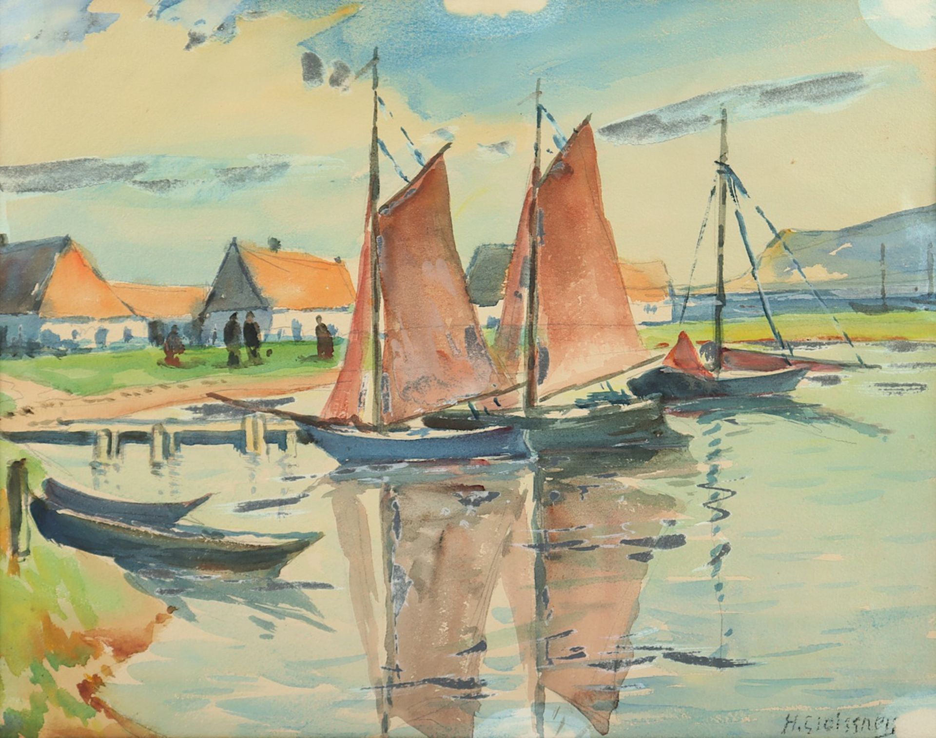 GLEISSNER, Hans (1880-1935), "Hafen",