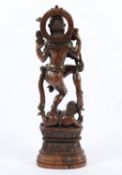 SHIVA ALS NATARAJA, Holz, geschnitzt,