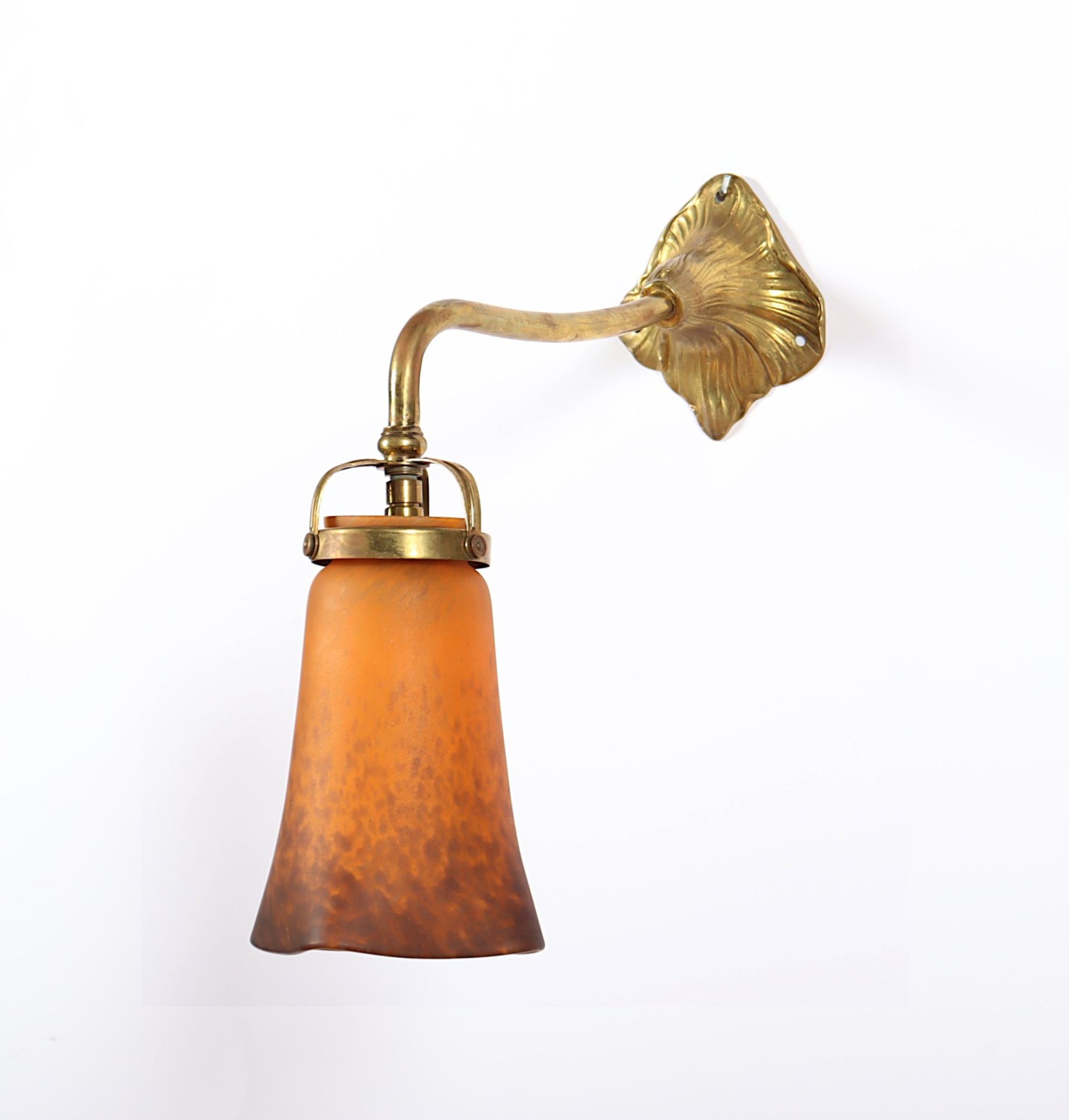 WANDLAMPE, Bronze, vergoldet, - Bild 2 aus 2