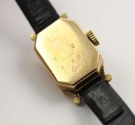 ART DECO-DAMENARMBANDUHR, 585/ooo