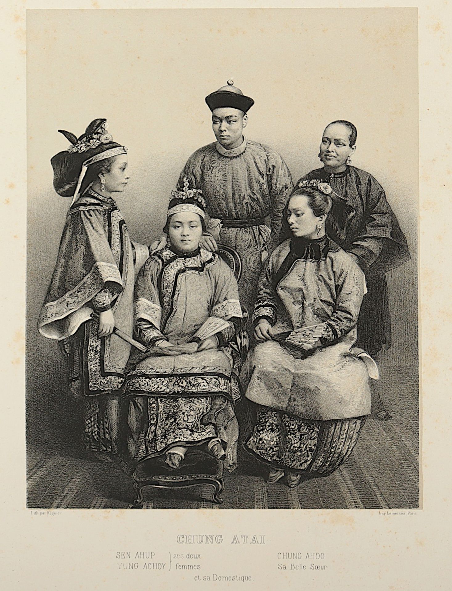 LITHOGRAPHIE, "Chung Atai umgeben von - Bild 2 aus 2